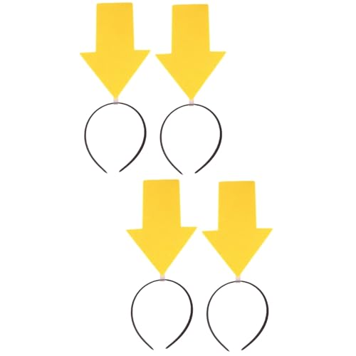 4 Stück Pfeil Stirnband Haarbänder Weihnachtsdeko Kopfschmuck in Pfeilspitzenform Haarband Mit Pfeilspitze Haarschmuck Stirnband Mit Pfeilspitze Haarreifen Stoff Persönlichkeit von Housoutil