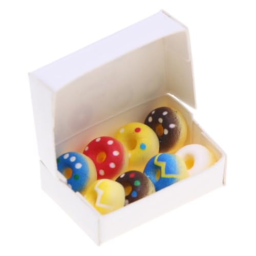Housoutil Miniatur Donuts Mini Lebensmittel Kleine Donut Modelle Realistisch Für Puppenhaus Dekoration Basteln Pretend Play Zubehör Housoutil Miniatur Donuts Mini Lebensmittel Kleine Donut Modelle Realistisch Für Puppenhaus Dekoration Basteln Pretend Play Zubehör von Housoutil