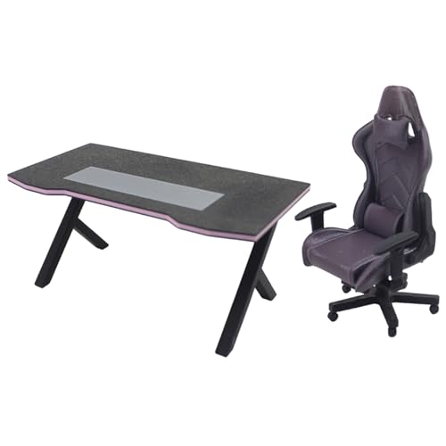 2 Stück Puppenhausmöbel im Maßstab 1:12, Miniatur-Spieltisch und -Stuhl für Puppenhausszenen, Modelldekorationen, Puppenhauszubehör, Puppenhausschreibtisch, Puppenhausminiaturen 2 Stück Puppenhausmöbel im Maßstab 1:12, Miniatur-Spieltisch und -Stuhl für Puppenhausszenen, Modelldekorationen, Puppenhauszubehör, Puppenhausschreibtisch, Puppenhausminiaturen von HoveeLuty