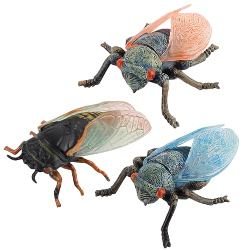 3 Stück realistische Tierfiguren, gefälschtes Zikadenmodell, Lernspielzeug, Wissenschaftsprojekt, Kuchenaufsatz für Kinder, Kleinkinder, Lernspielzeug, Mini-Tierfiguren, Tierfigur, Kinderspielzeug 3 Stück realistische Tierfiguren, gefälschtes Zikadenmodell, Lernspielzeug, Wissenschaftsprojekt, Kuchenaufsatz für Kinder, Kleinkinder, Lernspielzeug, Mini-Tierfiguren, Tierfigur, Kinderspielzeug von HoveeLuty
