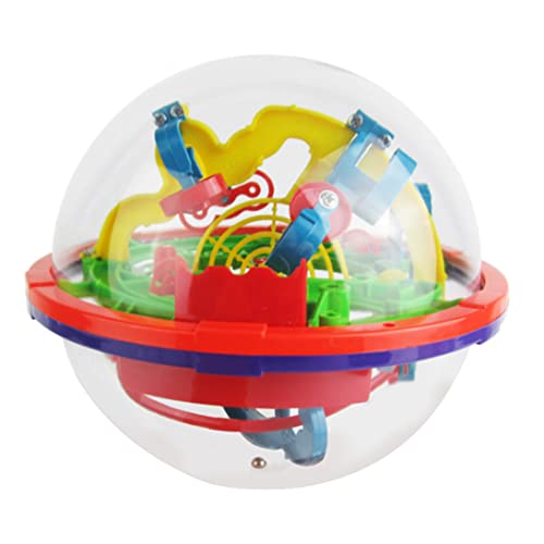 3D-Ballspielzeug, 3D-Puzzlespiele, Intellektball, 3D-Labyrinthball, 100 Barrieren, Intellektball, Balance-Labyrinthball, intelligentes Spielzeug für Kinder von HoveeLuty