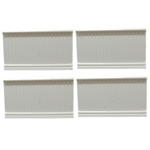 4-teilige Puppenhausverkleidungen 1:12, Wandvertäfelungen, Puppenhauszubehör, 9, 4x5, 3cm, weiße Innenverkleidung Puppenhaus-Miniaturartikel für die Hausdekoration Puppenhausverkleidung und -formt 4-teilige Puppenhausverkleidungen 1:12, Wandvertäfelungen, Puppenhauszubehör, 9, 4x5, 3cm, weiße Innenverkleidung Puppenhaus-Miniaturartikel für die Hausdekoration Puppenhausverkleidung und -formt von HoveeLuty