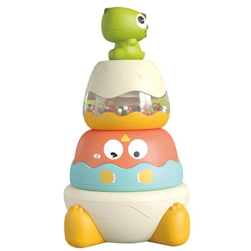Baby-Stapelspielzeug mit süßer Dinosaurierfigur, pädagogisches Lernspielzeug aus Montessori für Kleinkinder, Jungen und Mädchen, Montessori-Spielzeug, Kleinkindspielzeug, Baby-Stapelspielzeug, Ba Baby-Stapelspielzeug mit süßer Dinosaurierfigur, pädagogisches Lernspielzeug aus Montessori für Kleinkinder, Jungen und Mädchen, Montessori-Spielzeug, Kleinkindspielzeug, Baby-Stapelspielzeug, Ba von HoveeLuty