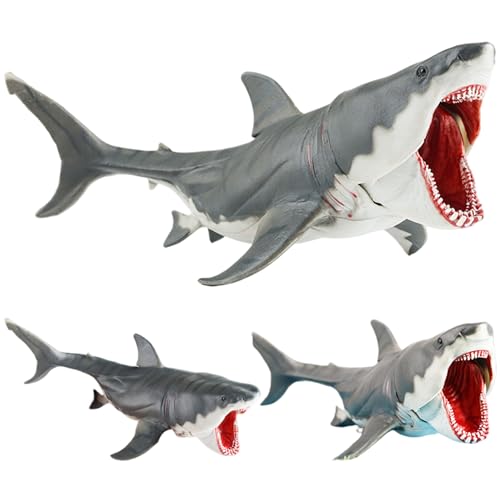 Haifiguren, bewegliches Maul, Hai-Spielzeug, Simulation eines Meerestiers, realistische Plastik-Ozeantierfigur für Kinder und Erwachsene, Haifiguren, Hai-Puppe, Meerestier-Spielzeug, Spielzeu Haifiguren, bewegliches Maul, Hai-Spielzeug, Simulation eines Meerestiers, realistische Plastik-Ozeantierfigur für Kinder und Erwachsene, Haifiguren, Hai-Puppe, Meerestier-Spielzeug, Spielzeu von HoveeLuty
