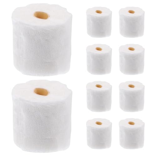HoveeLuty 10 Stück Puppenhaus-Toilettenpapierrollen zum Zerreißen, Miniatur-Puppenhaus-Zubehör, Simulationspapier für Küche, Bad, Heimdekoration, Miniatur-Spielzeug, Mini-Zubehör, Min HoveeLuty 10 Stück Puppenhaus-Toilettenpapierrollen zum Zerreißen, Miniatur-Puppenhaus-Zubehör, Simulationspapier für Küche, Bad, Heimdekoration, Miniatur-Spielzeug, Mini-Zubehör, Min von HoveeLuty