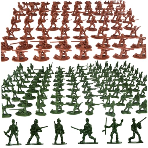 HoveeLuty 200 Stück Soldaten aus Kunststoff, 12 Modelle, gemischte Spielzeugsoldaten, fantasievolles Spielen, Soldaten-Actionfiguren für Kinder ab 3 Jahren, Actionfiguren, HoveeLuty 200 Stück Soldaten aus Kunststoff, 12 Modelle, gemischte Spielzeugsoldaten, fantasievolles Spielen, Soldaten-Actionfiguren für Kinder ab 3 Jahren, Actionfiguren, von HoveeLuty