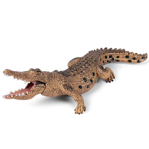 HoveeLuty Alligator-Spielfigur, 7, 1 x 2, 8 x 2 Zoll, realistische Krokodil-Spielfigur mit beweglichem Kiefer, Wildtier- aus Kunststoff für Jungen und Mädchen, Wildtier-Spielzeug Krokodil, Alligato HoveeLuty Alligator-Spielfigur, 7, 1 x 2, 8 x 2 Zoll, realistische Krokodil-Spielfigur mit beweglichem Kiefer, Wildtier- aus Kunststoff für Jungen und Mädchen, Wildtier-Spielzeug Krokodil, Alligato von HoveeLuty