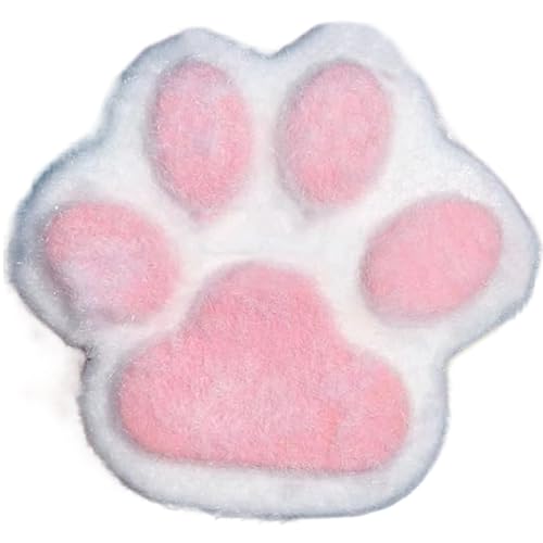 Katzen-Squishy ​​Katzenpfoten-Quetschspielzeug süße Katzenpfoten-Quetschbälle 14 cm großes Zappel-Quetschspielzeug weiche und sichere Silikon-Sensorikbälle mit beflockter Oberfläche Stressabbauspielze von HoveeLuty