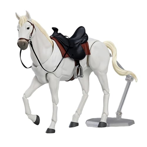Pferdefiguren mit Sattel, Halfter und Führstrick, 20, 3 x 12, 7 cm, bewegliche Pferdestatue mit beweglichem Gelenk, realistisches und DIY-freundliches Spielzeug für Enthusiasten, Pferdespielzeug, P Pferdefiguren mit Sattel, Halfter und Führstrick, 20, 3 x 12, 7 cm, bewegliche Pferdestatue mit beweglichem Gelenk, realistisches und DIY-freundliches Spielzeug für Enthusiasten, Pferdespielzeug, P von HoveeLuty
