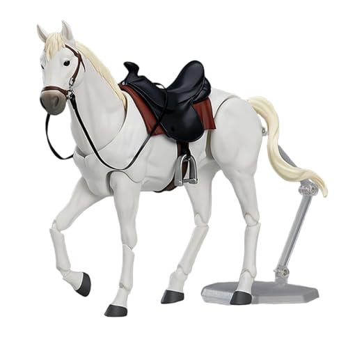 Pferdefiguren mit Sattel, Halfter und Führstrick, 20, 3 x 12, 7 cm, bewegliche Pferdestatue mit beweglichem Gelenk, realistisches und DIY-freundliches Spielzeug für Enthusiasten, Spielzeugpferde, P Pferdefiguren mit Sattel, Halfter und Führstrick, 20, 3 x 12, 7 cm, bewegliche Pferdestatue mit beweglichem Gelenk, realistisches und DIY-freundliches Spielzeug für Enthusiasten, Spielzeugpferde, P von HoveeLuty