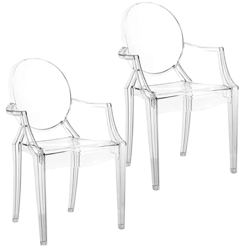 Puppenmöbel im Maßstab 1:6, 2 Stück, durchsichtiger Mini-Puppenhausstuhl aus Kunststoff, Miniatur-Sessel, moderne Möbel, Puppenhauszubehör, Puppenhausstuhl, Acrylstuhl, Möbel im Maßstab 1:6, Puppenha Puppenmöbel im Maßstab 1:6, 2 Stück, durchsichtiger Mini-Puppenhausstuhl aus Kunststoff, Miniatur-Sessel, moderne Möbel, Puppenhauszubehör, Puppenhausstuhl, Acrylstuhl, Möbel im Maßstab 1:6, Puppenha von HoveeLuty