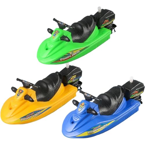 Spielzeugboot, 3-teiliges Aufzieh-Motorboot-Spielzeugset, schwimmende Spielzeugboote aus Kunststoff für die Badewanne, Kinderpoolspielzeug, Aufzieh-Badeboot für Kinder ab 3 Jahren, Badeboote, Boo Spielzeugboot, 3-teiliges Aufzieh-Motorboot-Spielzeugset, schwimmende Spielzeugboote aus Kunststoff für die Badewanne, Kinderpoolspielzeug, Aufzieh-Badeboot für Kinder ab 3 Jahren, Badeboote, Boo von HoveeLuty