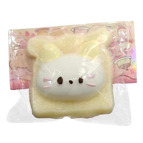 Stressbälle, süßer Katzentoast, 8, 6 x 8, 1 x 3, 0 cm, Quetschbälle, weiches Gummi, Stressspielzeug zur Angstlinderung, Stressspielzeug, abnehmbarer, langsam aufsteigender Stressball für Kinder und Stressbälle, süßer Katzentoast, 8, 6 x 8, 1 x 3, 0 cm, Quetschbälle, weiches Gummi, Stressspielzeug zur Angstlinderung, Stressspielzeug, abnehmbarer, langsam aufsteigender Stressball für Kinder und von HoveeLuty