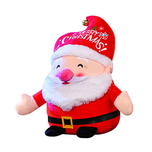 Weihnachtsmann-Plüschtier süße Weihnachtsmann-Puppe 30 cm Cartoon süßes stehendes Weihnachtsmann-Spielzeug Weihnachtsmann-Ornamente Weihnachtsdekoration für Zuhause Weihnachtsfeier-Geschenke für Weihn von HoveeLuty