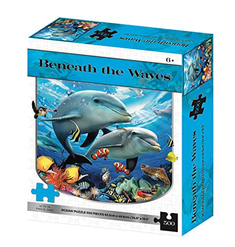 Howard Robinson K22521 Kidicraft - Beneath The Waves Dolphins Puzzle, Mehrfarbig von Howard Robinson