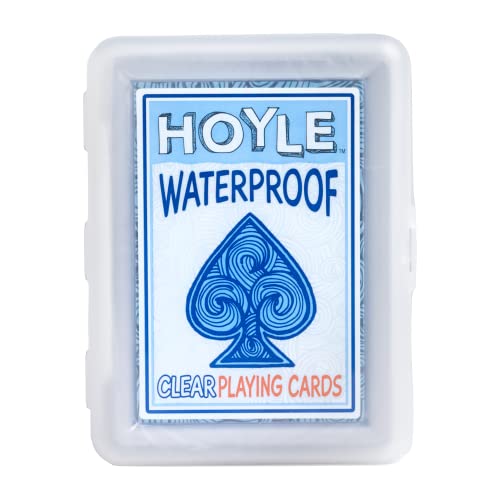 US Playing Card Company 1294 - Bicycle Spielkarten (54 Karten) - Plastik klar (rot-blau) von HOYLE