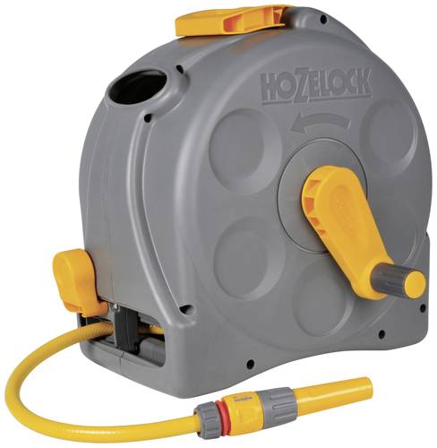 Hozelock 2415R0000 25m 1/2 Zoll 1 St. Grau, Gelb Gartenschlauchaufroller von Hozelock