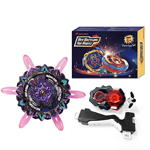 Hozuumo Bey Arena Blade Burst Turbo Set, 4D Metall Fusion Kampf Kreisel Mit Battling Top B-184 Launcher,Geschenk-Sets für Kinder von Hozuumo