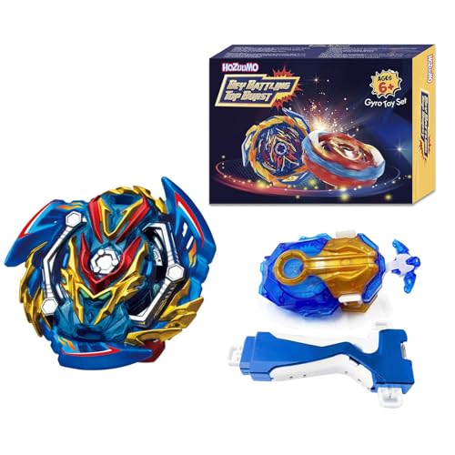 Hozuumo Bey Arena Battling Top Blade Burst Set, 4D Metal Fusion Kampfkreisel mit B-184 Launcher, Bey Starter Blade Set, Spielzeug Geschenksets für Kinder-10 von Hozuumo