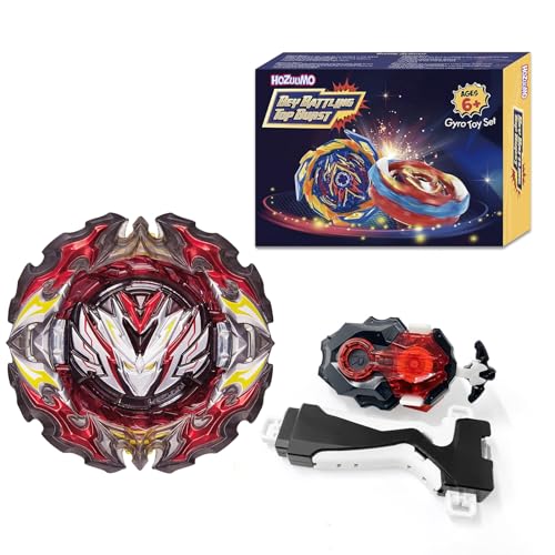 Hozuumo Bey Arena Battling Top Blade Burst Set, 4D Metal Fusion Kampfkreisel mit B-184 Launcher, Bey Starter Blade Set, Spielzeug Geschenksets für Kinder-12 von Hozuumo