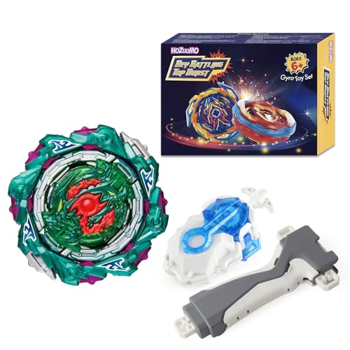 Hozuumo Bey Arena Battling Top Blade Burst Set, 4D Metal Fusion Kampfkreisel mit B-184 Launcher, Bey Starter Blade Set, Spielzeug Geschenksets für Kinder-9 von Hozuumo