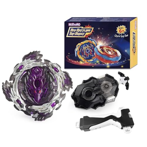 Hozuumo Bey Arena Battling Top Blade Burst Set, 4D Metal Fusion Kampfkreisel mit B-184 Launcher, Bey Starter Blade Set, Spielzeug Geschenksets für Kinder-9 von Hozuumo