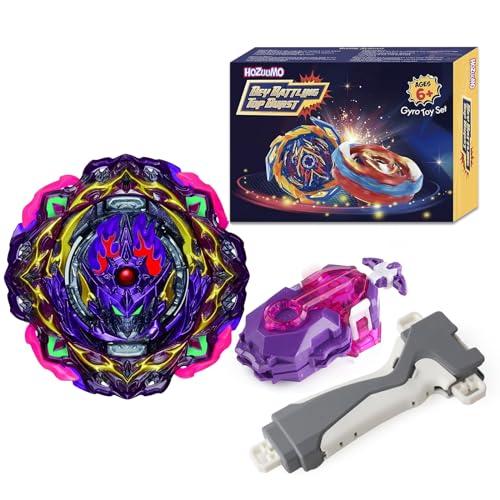 Hozuumo Bey Battling Tops Brust Turbo Starter Set, 4D Metall Fusion Kampfkreisel, Bey Arena Blade Spinning Tops mit Launcher, Geschenk-Sets für Kinder,1-46 von Hozuumo