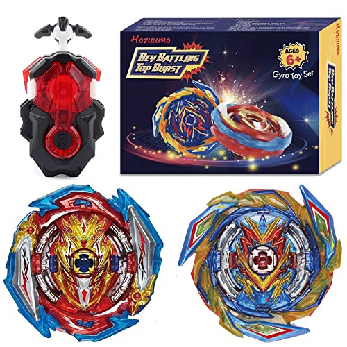 Hozuumo Bey Arena Blade Burst Turbo Set, 4D Metall Fusion Kampf Kreisel, Mit Battling Top B-184 Launcher,Geschenk-Sets für Kinder-B03 von Hozuumo