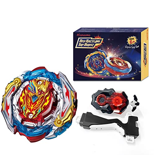 Hozuumo Bey Arena Blade Burst Turbo Set, 4D Metall Fusion Kampf Kreisel mit Battling Top B-184 Launcher, Geschenk-Sets für Kinder ab 6 Jahren-B01 von Hozuumo