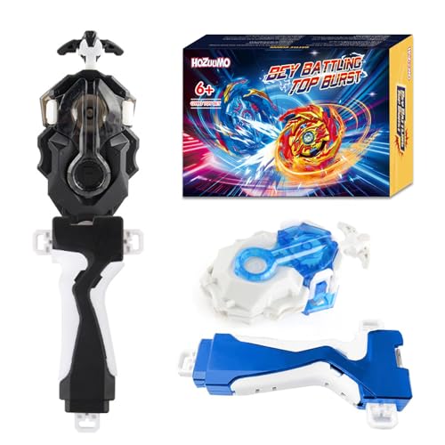 Hozuumo Bey Battling Tops Brust Turbo Starter Set, 4D Metall Fusion Kampfkreisel, Bey Arena Blade Spinning Tops mit Launcher, Geschenk-Sets für Kinder,1-58 von Hozuumo