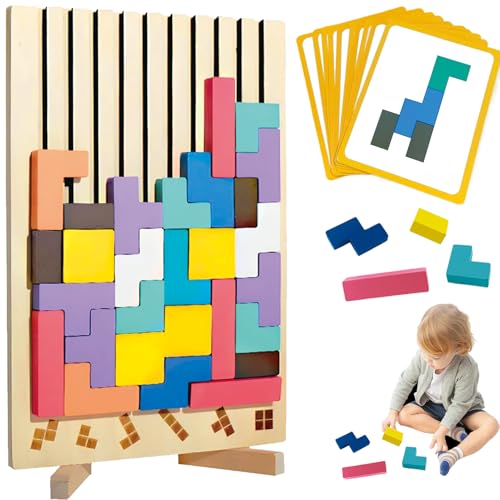Holzpuzzle Tetris,Tetris Holzspiel,Montessori Holz Tetris,3D Puzzle Tetris Spiel Kinder,Lernspielzeug,Intelligenz Jigsaw,Montessori Spielzeug ab 3 Jahre,Geschenk für Kinder Holzpuzzle Tetris,Tetris Holzspiel,Montessori Holz Tetris,3D Puzzle Tetris Spiel Kinder,Lernspielzeug,Intelligenz Jigsaw,Montessori Spielzeug ab 3 Jahre,Geschenk für Kinder von Hpbaggy