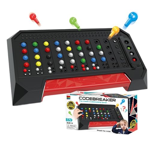Hpbaggy Classical Code Breaker Spiel - Iq Puzzle, Iq Spiele, Logik Spiele, Lernspielzeug für Kinder, Strategisches Spiel für Kinder Ab 8 Jahre und Erwachsene Hpbaggy Classical Code Breaker Spiel - Iq Puzzle, Iq Spiele, Logik Spiele, Lernspielzeug für Kinder, Strategisches Spiel für Kinder Ab 8 Jahre und Erwachsene von Hpbaggy