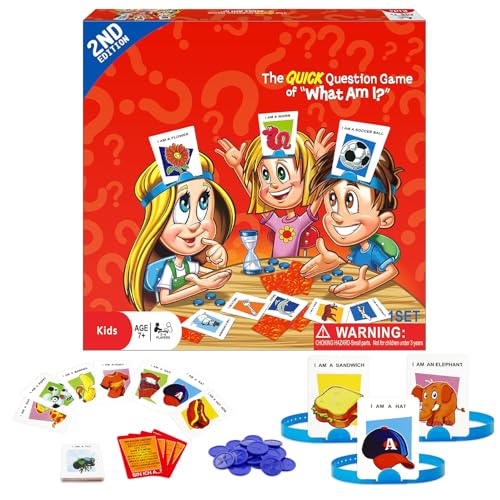 Wer Ist Es,was Bin Ich,Lustiges Ratespiel Brettspiel,Wer Ist es Spiel,Family Erraten Spiele,Wer Bin Ich Spiel,Brettspiel für Familien Eltern Kinder Party,für 2-6 Spieler ab 7+ Jahren von Hpbaggy