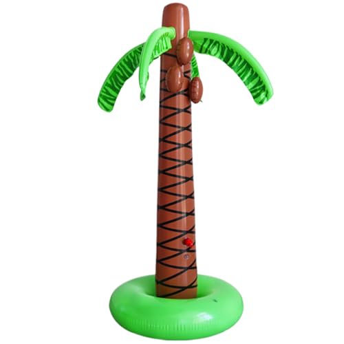 Aufblasbare Sprinkler aufblasbare Palmen Sprinkler für Kinder 27,6 x 62,2 Zoll PVC aufblasbarer Sprinkler, Außenwasserspielzeug für Sommer Hawaiian Pool Party Hinterhof von Hperu