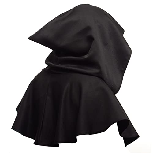 Hexe Cowl Erwachsene Halloween Kostüm Sense Reaper Hoodie Kapuze Cape Cape Death Cosplay mittelalterliche Motorhöhle Kleid von Hperu