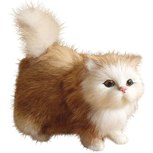 Hperu Cat Plush realistische Katze niedliche stehende Katze Plüscht von Hperu