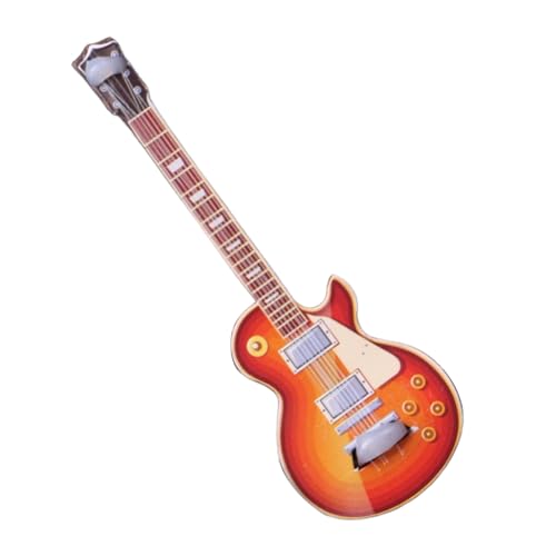 Hperu Mini -Gitarre, hölzerne Miniaturgitarre, 3, 35x1, 1 Zoll lebense Spielzeug für Feengartenzubehör, Kinderspielspielzeug - Puppenmodell von Hperu