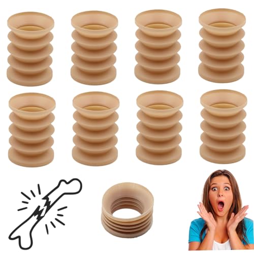 Hperu Neckcracker 9PCs Lustiger Cracking Sound Trick wiederverwendbarer Plastikstreich für Komödie, Clown, Halloween -Partyvorräte, Gags und praktische Witzspielzeuge von Hperu