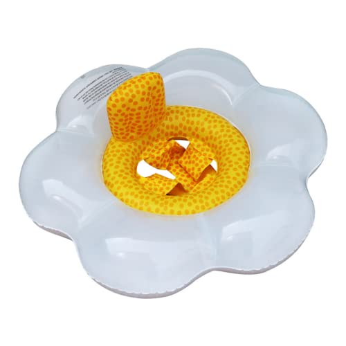 Hperu Säugling Pool Float Baby Schwimmring schwimmt mit Sicherheitssitzblume Schwimmen Schwimmflocken aufblasbarer schwimmender Ring für 6-48 Monate Baby von Hperu