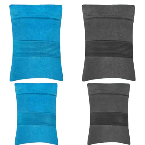 Hperu Sandentferner, 4pcs tragbare Sandentferner für Strand, weicher Sandbildschirm Sandentferner, wiederverwendbarer Sandbildschirm Sandentsack Sandsäcke ohne Sand für Urlaub von Hperu