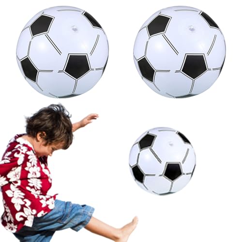 Hperu Strandbälle aufblasbare 3pcs Beach Balls PVC Beach Ball aufblasbare Spielzeugball aufblasbare Kinder aufblasbare Pool Toys Bar dekorierte Fußball von Hperu