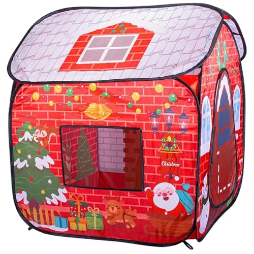 Kids Playhouse, Tent für Kinder spielen, faltbares Pop-up-Kleinkindspielhaus mit Türen, Fenster und Oberöffnung, Trick oder Behandlungsfade-Fade-Resistant Kids Tent für Mädchen- und Jungengeschenk von Hperu