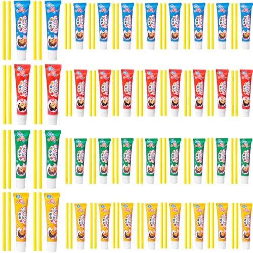 Plastikblasen mit Stroh 40 Sets, einfache lustige Blasenblasen für Kinder, tragbare Spielsachen für die Schule, Party, Innenräume, Außenbereiche, Geschenke, zufällige Farbe, Blase Plastikblasen mit Stroh 40 Sets, einfache lustige Blasenblasen für Kinder, tragbare Spielsachen für die Schule, Party, Innenräume, Außenbereiche, Geschenke, zufällige Farbe, Blase von Hperu