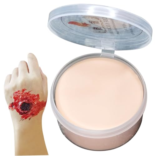 SFX Make -up, Narbenwachs 1.41oz Halloween Make -up -Wachs, gefälschte Wunde Spezialhautffekt für realistische Narben, Halloween SFX Make -up für Cosplay -Bühne mit Kostümtheatertheatralisch, Licht, von Hperu