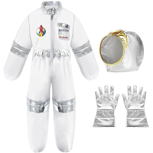 Hrippy Astronauten-kostüm Für Kinder, Amerika-astronauten-kostüm Für Kinder, Rollenspiel-halloween-kostüm Für Jungen Und Mädchen von Hrippy