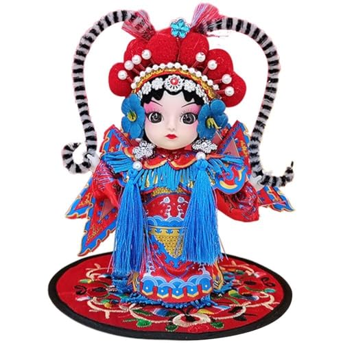 Hrippy Chinesische Traditionelle Peking-oper-Puppen, Desktop-Ornament, Guiying-Modell, Ornamente, Opern-platzierungen, Maskottchen, Souvenir, Geschenk von Hrippy