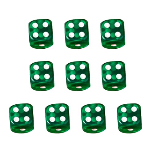 16mm Sechs Seiten Dices Acryl Spiel Dices Klassenzimmer Farbenfrohe Unterricht Dices Bildungszählspielzeug Mathematik Lernwerkzeug von Hrtyvhin