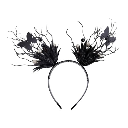 Cosplay Kostüm Butterfly Horn Hair Hoop Cosplay Horn Haarstyling Für Live Show Stirnband Cosplay Hexe von Hrtyvhin