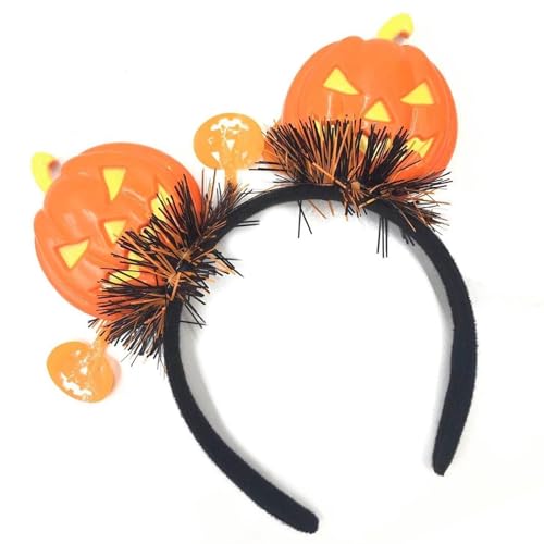 Hrtyvhin Kopfschmuck mit verstellbarer Größe, Halloween-Thema, festliches Haarband, Party-Accessoire, bequemer Haarreifen von Hrtyvhin