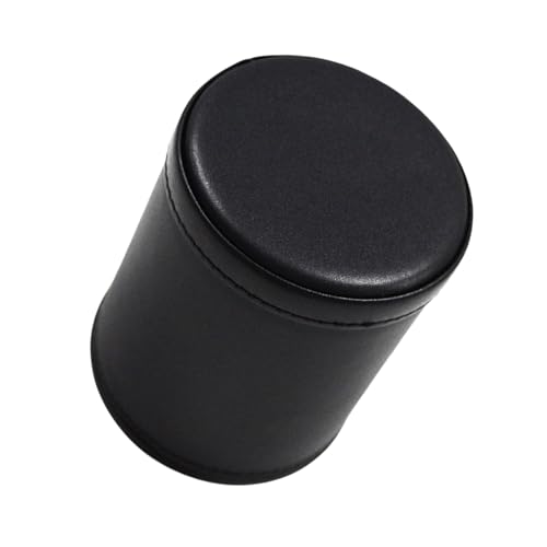 Hrtyvhin PU Leder Stabil Bequemes Handgefühl Dices Shake Container Cup Professionelles Tischspiel Accessoire Dices Cup von Hrtyvhin